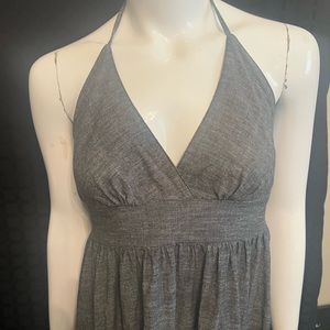 Derek Heart Ruffled Hem Halter Maxi  Size L